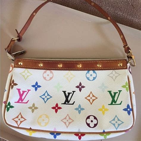 white and rainbow louis vuitton bag|Louis Vuitton black bag.